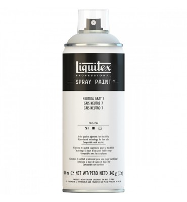 Tinta Spray Liquitex Acrílica 7599 Neutral Grey 7 400ml