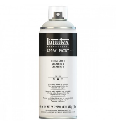Tinta Spray Liquitex Acrílica 8599 Neutral Grey 8 400ml