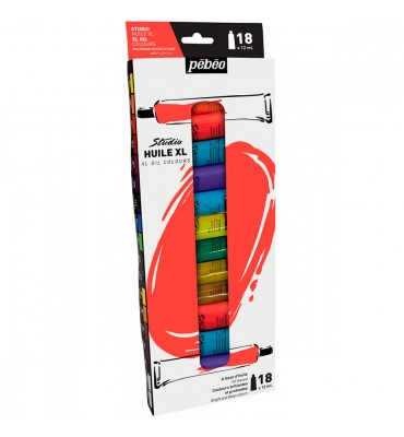 Estojo Tinta a Óleo Pebeo XL 18 Cores 12ml