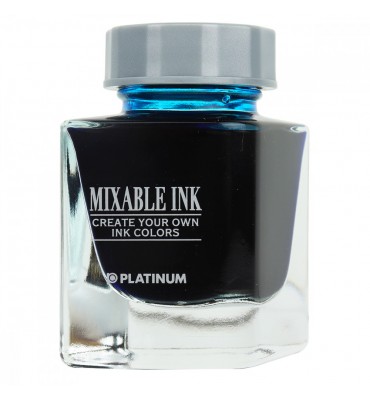 Tinta Para Caneta Tinteiro Platinum Miscível Aqua Blue 20ml
