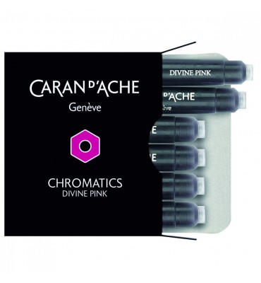 Cartucho Caneta Tinteiro Caran d’Ache Chromatics Divine Pink