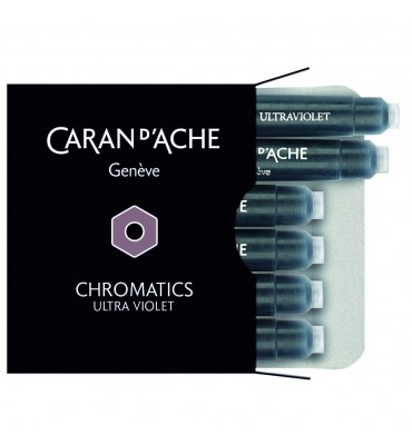 Cartucho Caneta Tinteiro Caran d’Ache Chromatics Ultra Violet C/6