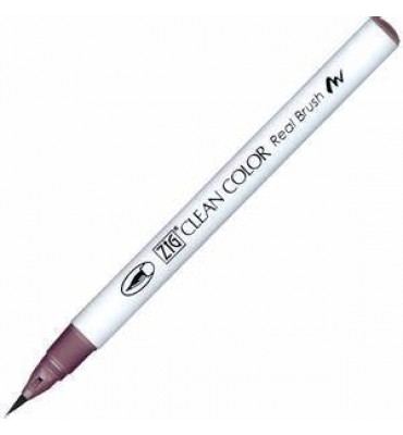 Caneta Zig Clean Color Real Brush Kuretake 808 Plum Gray