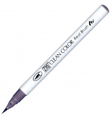 Caneta Zig Clean Color Real Brush Kuretake 809 Purplish Gray