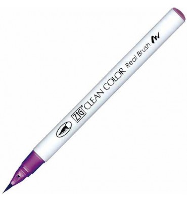 Caneta Zig Clean Color Real Brush Kuretake 811 Red Grape