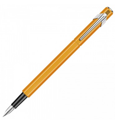 Caneta Tinteiro Caran d’Ache Pena M 849 Laranja Fluo