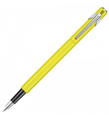 Caneta Tinteiro Caran d’Ache Pena M 849 Amarelo Fluo