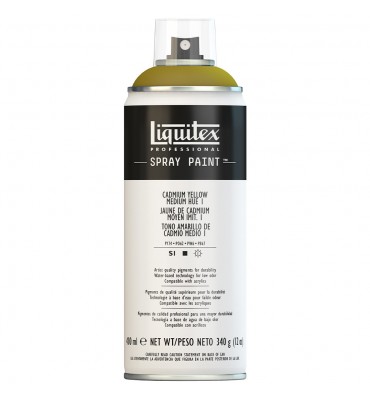 Tinta Spray Liquitex Acrílica 1830 Cadmium Yellow Medium Hue 1 400ml