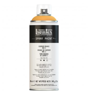 Tinta Spray Liquitex Acrílica 5720 Cadmium Orange Hue 5 400ml