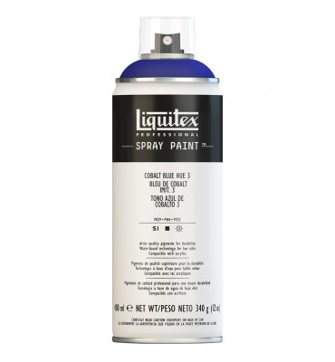 Tinta Spray Liquitex Acrílica 3381 Cobalt Blue Hue 3 400ml