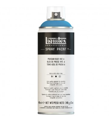 Tinta Spray Liquitex Acrílica 6320 Prussian Blue Hue 6 400ml
