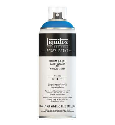 Tinta Spray Liquitex Acrílica 0470 Cerulean Blue Hue 400ml