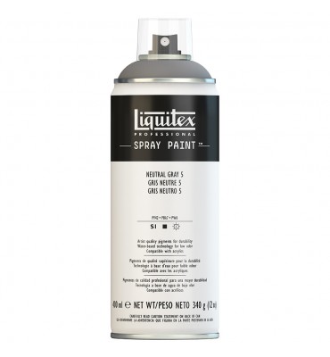 Tinta Spray Liquitex Acrílica 5599 Neutral Grey 5 400ml