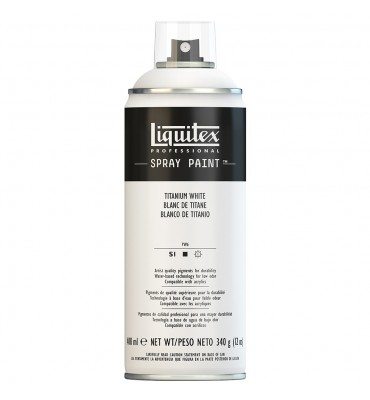 Tinta Spray Liquitex Acrílica 0432 Titanium White 400ml