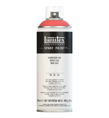 Tinta Spray Liquitex Acrílica 0983 Fluorescent Red 400ml
