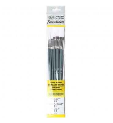 Kit Pincéis Winsor & Newton Foundation 06 Unidades 5295008
