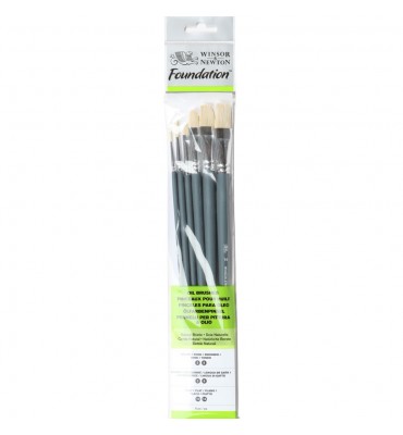 Kit Pincéis Winsor & Newton Foundation 06 Unidades 5295026