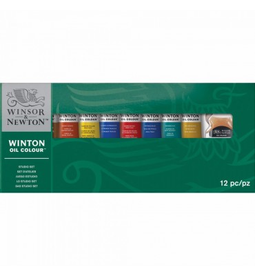 Kit Tinta Óleo Winsor & Newton Winton C/12 Peças