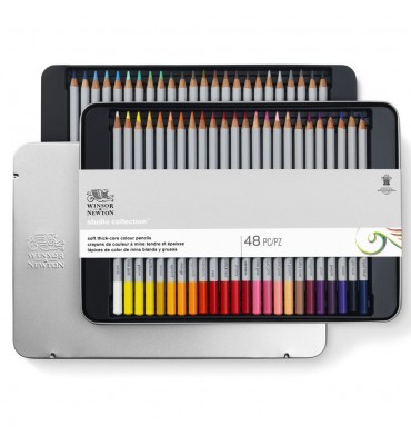 Lápis Winsor & Newton Studio Colletion 48 Cores
