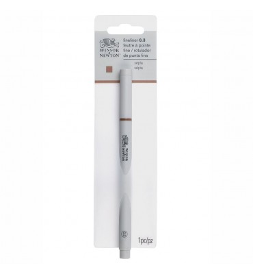 Caneta Fineliner Nanquim Winsor & Newton 0.3mm Sépia