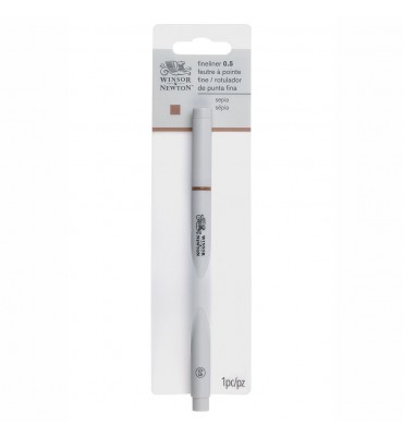 Caneta Fineliner Nanquim Winsor & Newton 0.5mm Sépia