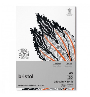 Bloco Bristol Winsor & Newton A5 250g 20 Folhas