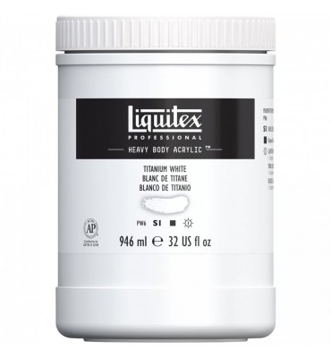 Tinta Acrílica Liquitex Heavy Body White Titanium 946ml