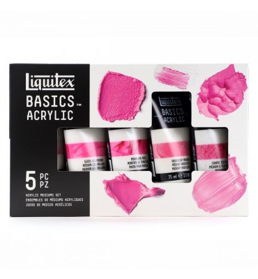 Estojo 5 Aditivos Para Tinta Acrílica Liquitex