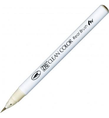 Caneta Zig Clean Color Real Brush Kuretake 900 Warm Gray 1