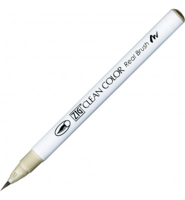 Caneta Zig Clean Color Real Brush Kuretake 901 Warm Gray 2