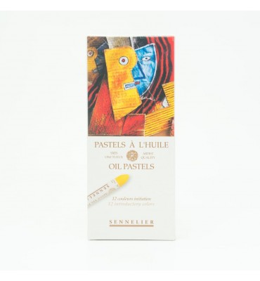 Estojo Pastel Oleoso Sennelier 12 Cores