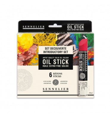 Kit Bastão de Tinta Óleo Sennelier Extra Fine 06 Cores
