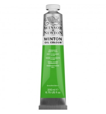 Tinta Óleo Winton 200ml Winsor & Newton 483 Permanent Green Light