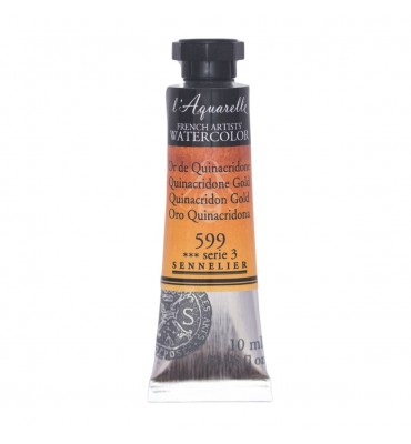 Tinta Aquarela Sennelier L'Aquarelle Extra Fine 10ml S3 599 Quinacridone Gold