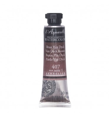 Tinta Aquarela Sennelier L'Aquarelle Extra Fine 10ml S1 407 Van Dyck Brown