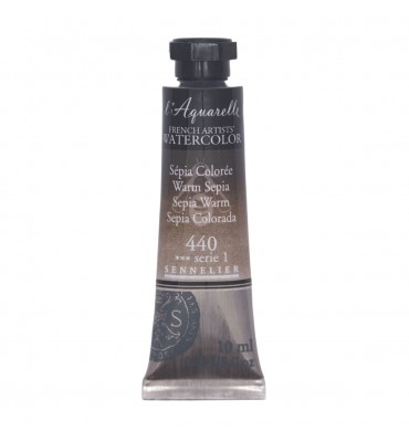 Tinta Aquarela Sennelier L'Aquarelle Extra Fine 10ml S1 440 Warm Sepia