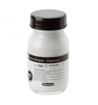 Pigmento em Pó Schmincke 100ml S1 103 Titanium White