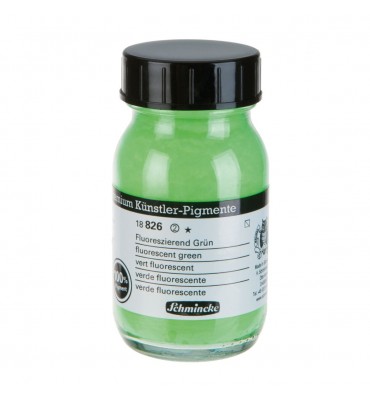 Pigmento em Pó Schmincke 100ml S2 826 Fluores Green