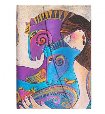 Paperblanks Maria and Mares Midi Capa Dura Sem Pauta