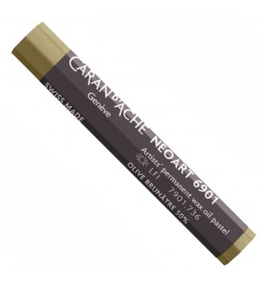 Pastel Neoart Caran d'Ache 6901 736 Brown Olive.jpg