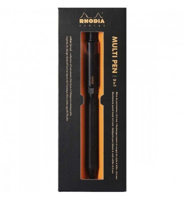 Caneta Rhodia Multi Pen Script Black