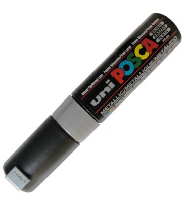 Marcador Uni Posca Extra Board PC-8K Prata