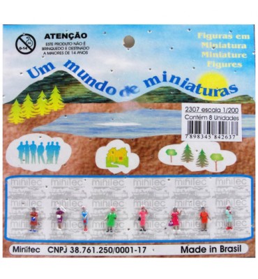Figuras Para Maquetes 1/200 2307 Minitec 08 Peças