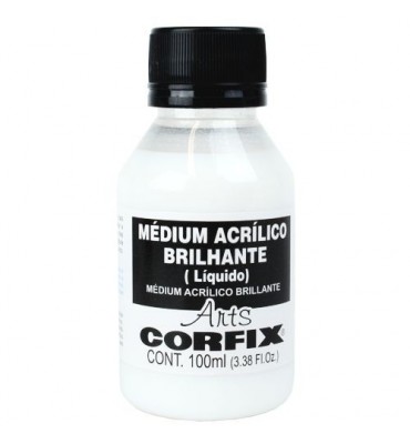 Medium Acrílico Brilhante Corfix Arts 100ml