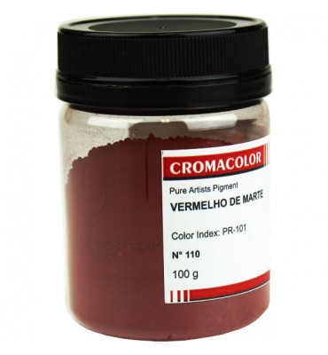 Pigmento Artístico Cromacolor Puro 110 Vermelho de Marte 100g