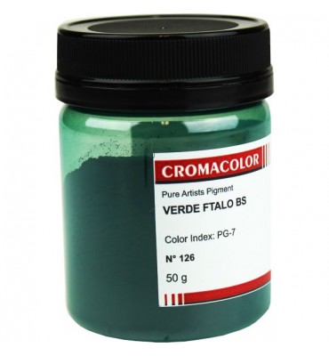 Pigmento Artístico Cromacolor Puro 126 Verde Ftalo BS 50g