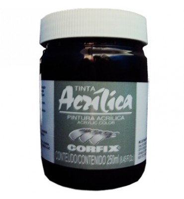 Tinta Acrílica Corfix 250ml 121 Preto de Marte G1