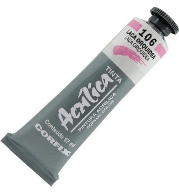 Tinta Acrílica Corfix 37ml 106 Laca Orquídea