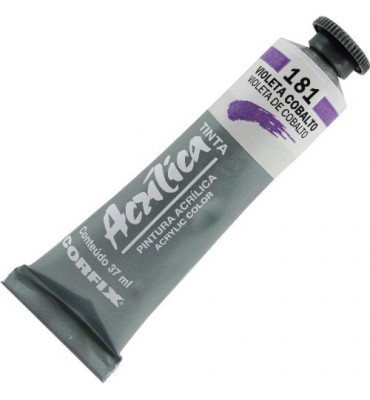 Tinta Acrílica Corfix 37ml 181 Violeta Cobalto