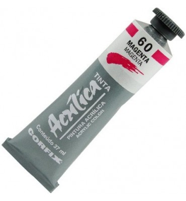 Tinta Acrílica Corfix 37ml 060 Magenta